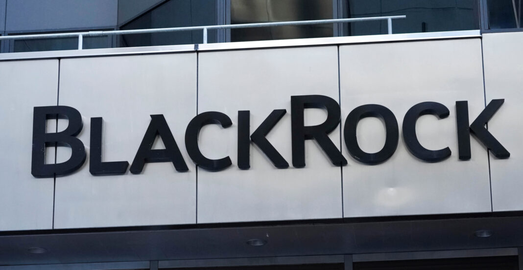 BlackRock building in New York, related to Texas’ $5 million Bitcoin ETF investment